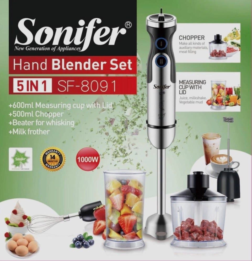 β¨ SONIFER SF-8091 Qo'l Blenderi